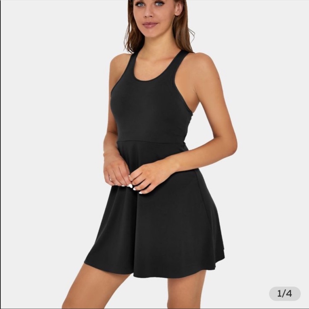 Black Halara Athletic Dress